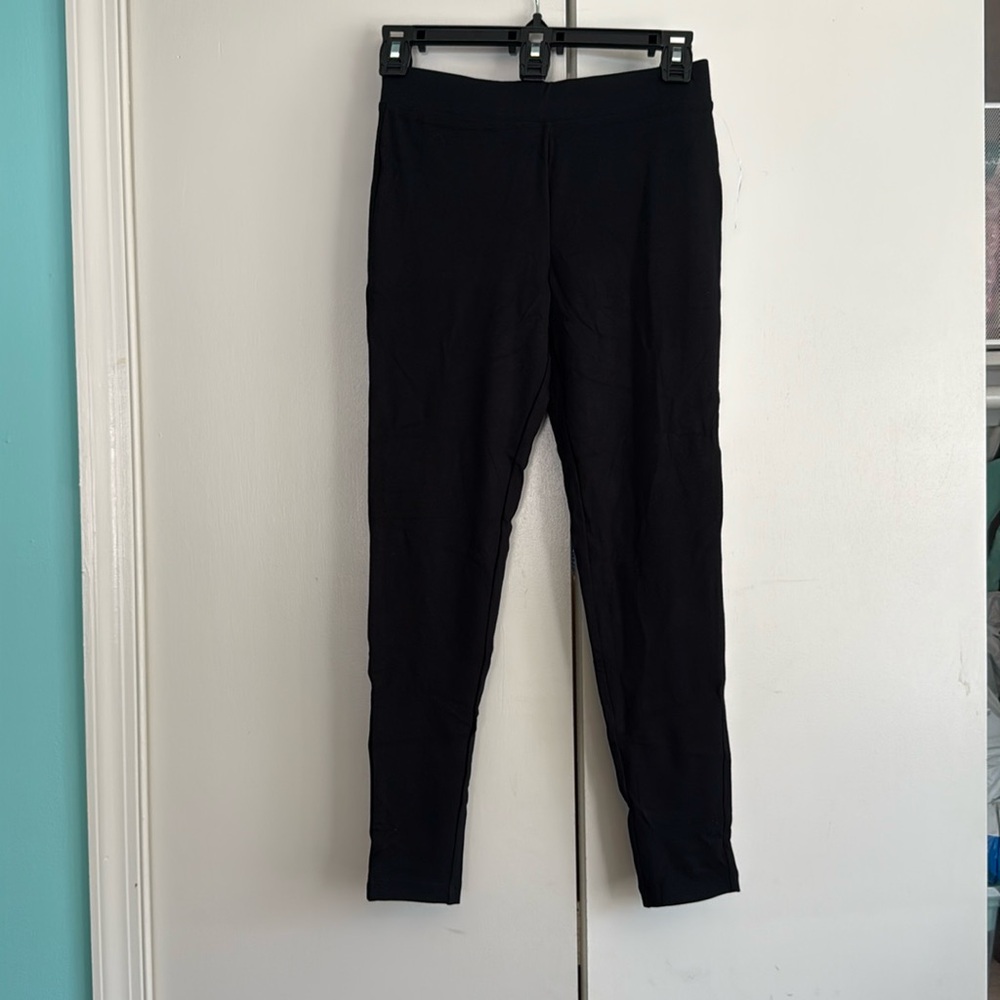 NWT Gap Petite Black Leggings‎ | Wide Waistband | Size Small | Athleisure